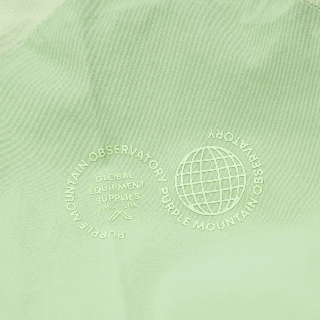 Layered Drape UV Resistant Finish Purple Mountain Observatory Climate Lightweight Jacket Lime Cream