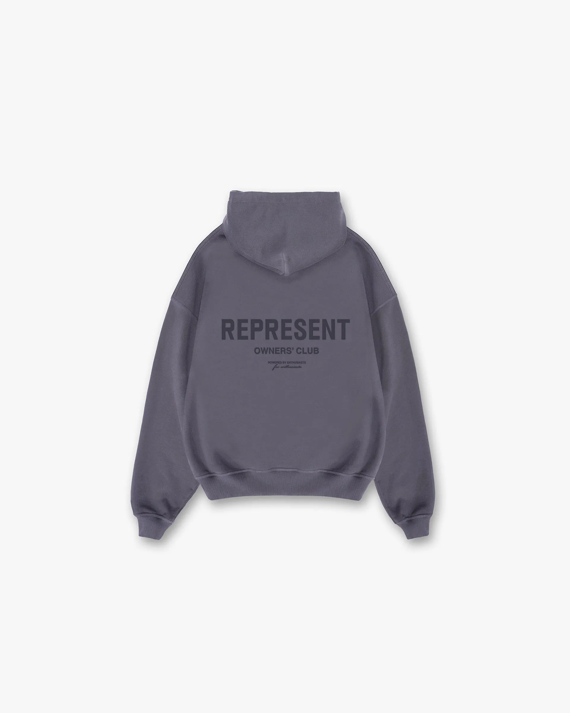 product selection Retro Print Represent Owners Club Hoodie - Storm