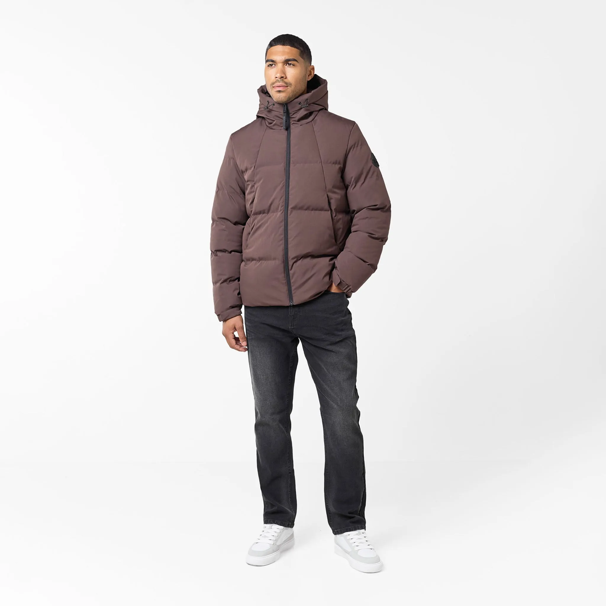 Ripstop Mountain Puffer Jacket | Brown Casual Fit Layer Ergonomic Fit