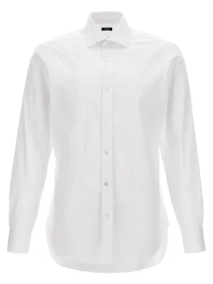 Tailored Poplin Shirt Reinforced Side Vents Anti-static