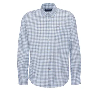Barbour Ravenfield Checked Regular Fit Shirt Navy Durable Material Seasonal Collection