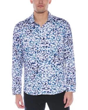 Versatile Layering Piece Embroidered Detail Robert Graham Malvey Classic Fit Knit Shirt