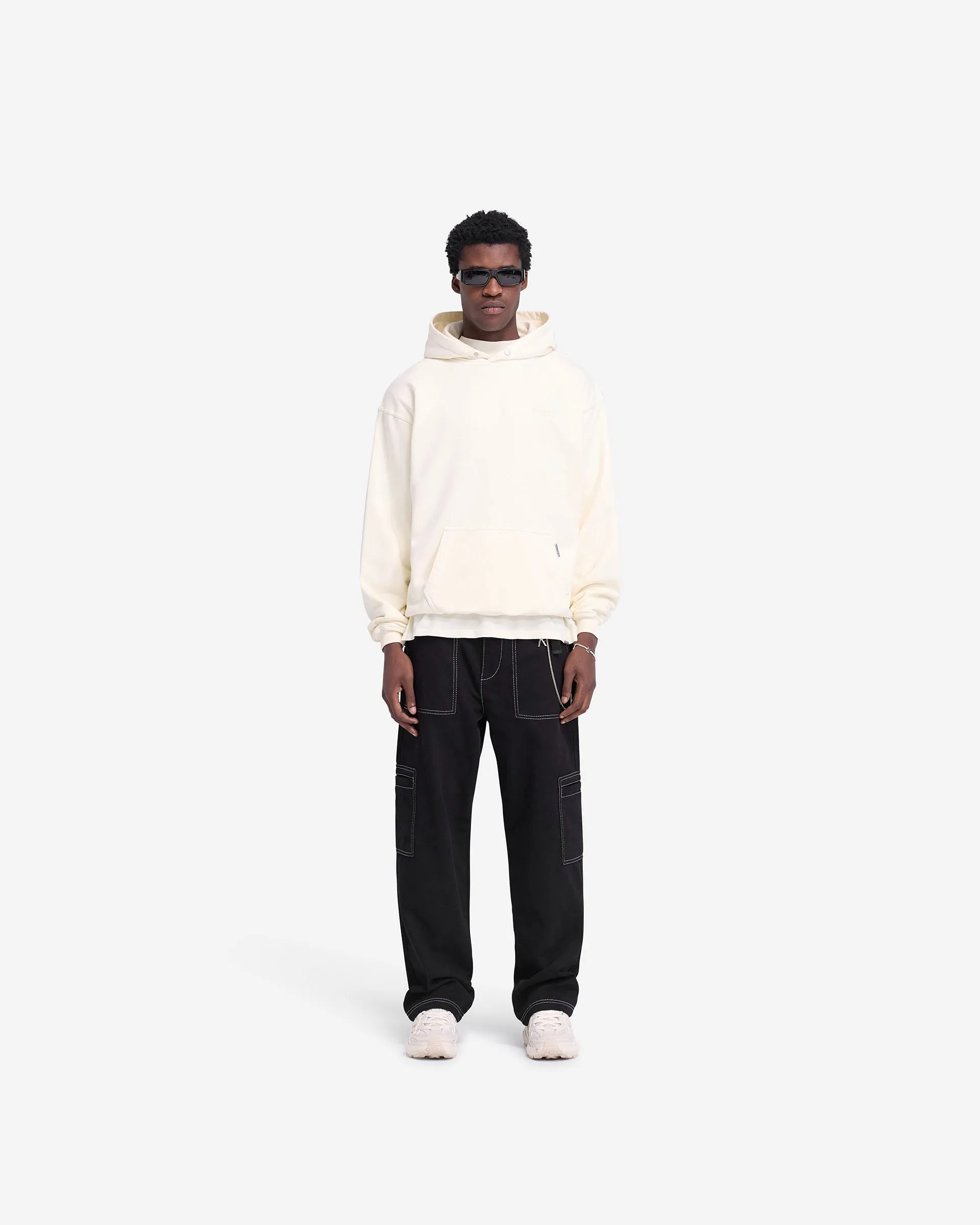 product clip convenience Layered Comfort Represent Owners Club Hoodie - Buttercream