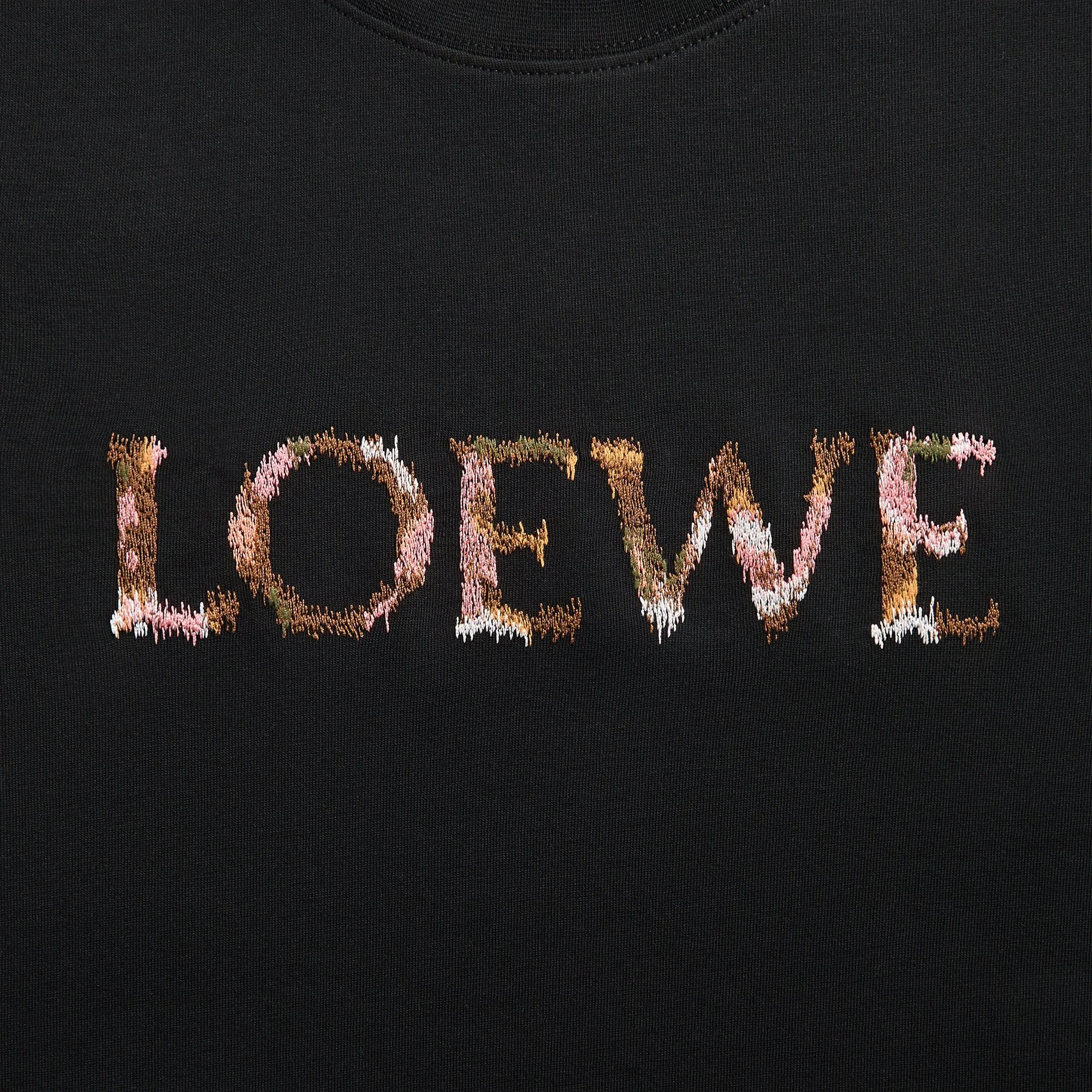 Light Style Loewe Relaxed Fit Tee - Black