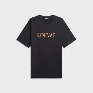 Casual Layer Wear MoistureControlFibers Loewe Relaxed Fit Tee - Black