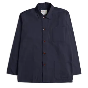 Uskees 3001 Buttoned Overshirt Midnight Blue Casual Option Coastal Vibes