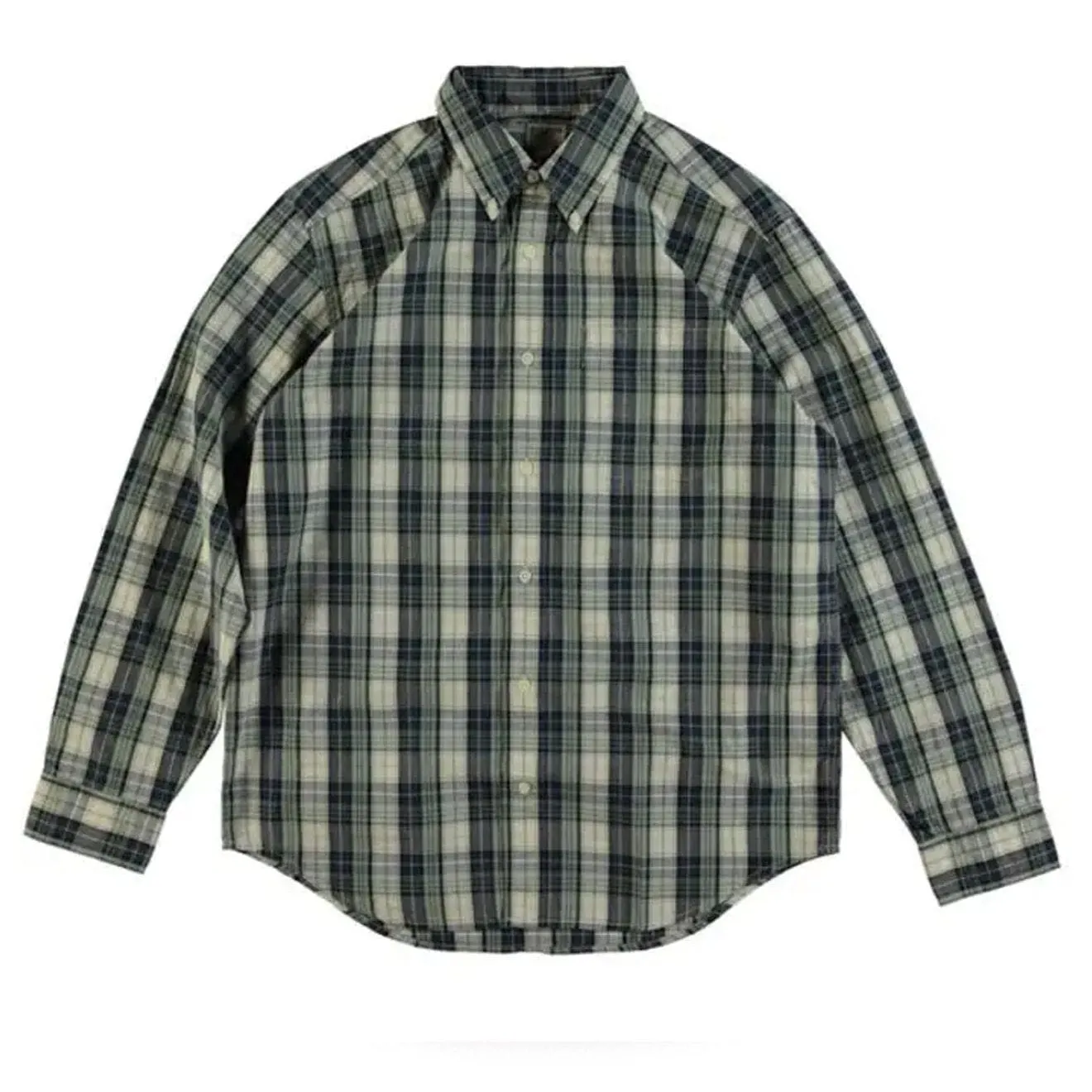 Casual Comfort Filson Sutter Sport Shirt Off White/Blue/Green