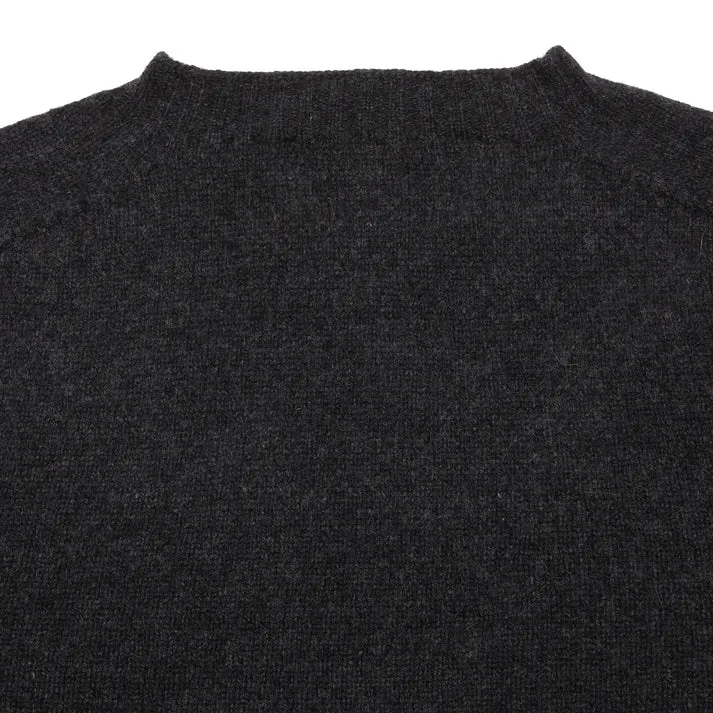 Harley Of Scotland Supersoft Lambswool Jumper Charcoal Tulle Soul Active Gear