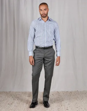 Lotus Charcoal Pinhead Trouser Active Comfort Fit Relaxed Wear