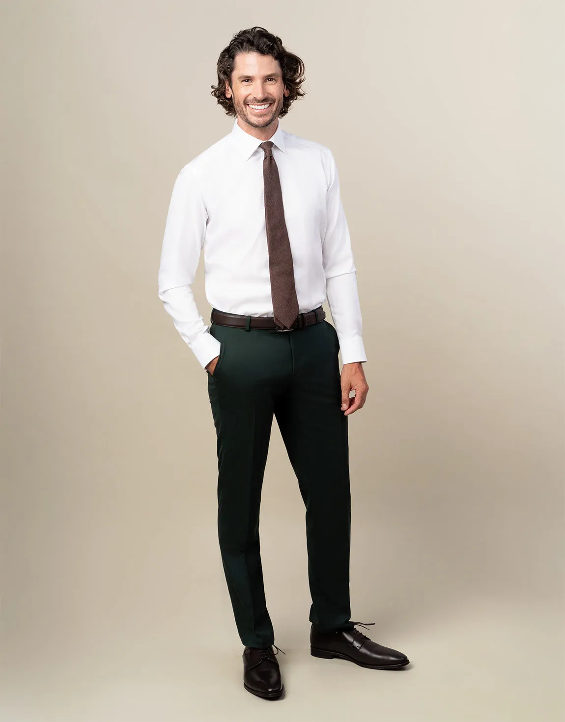 Lotus Dark Green Trouser Trendy Vibe StretchFabric