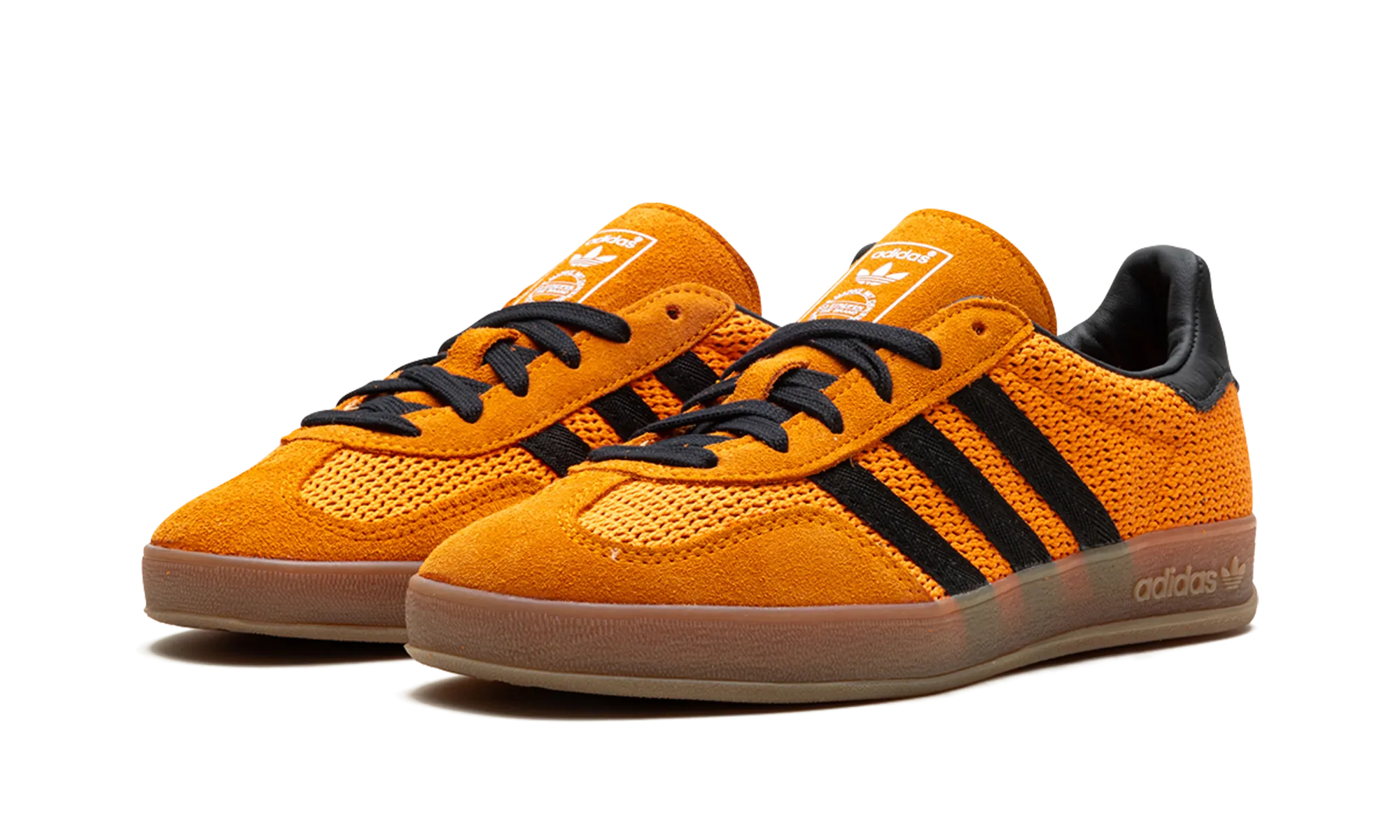 Gazelle Indoor "Orange / Core Black" Mid Top Padded Tongue