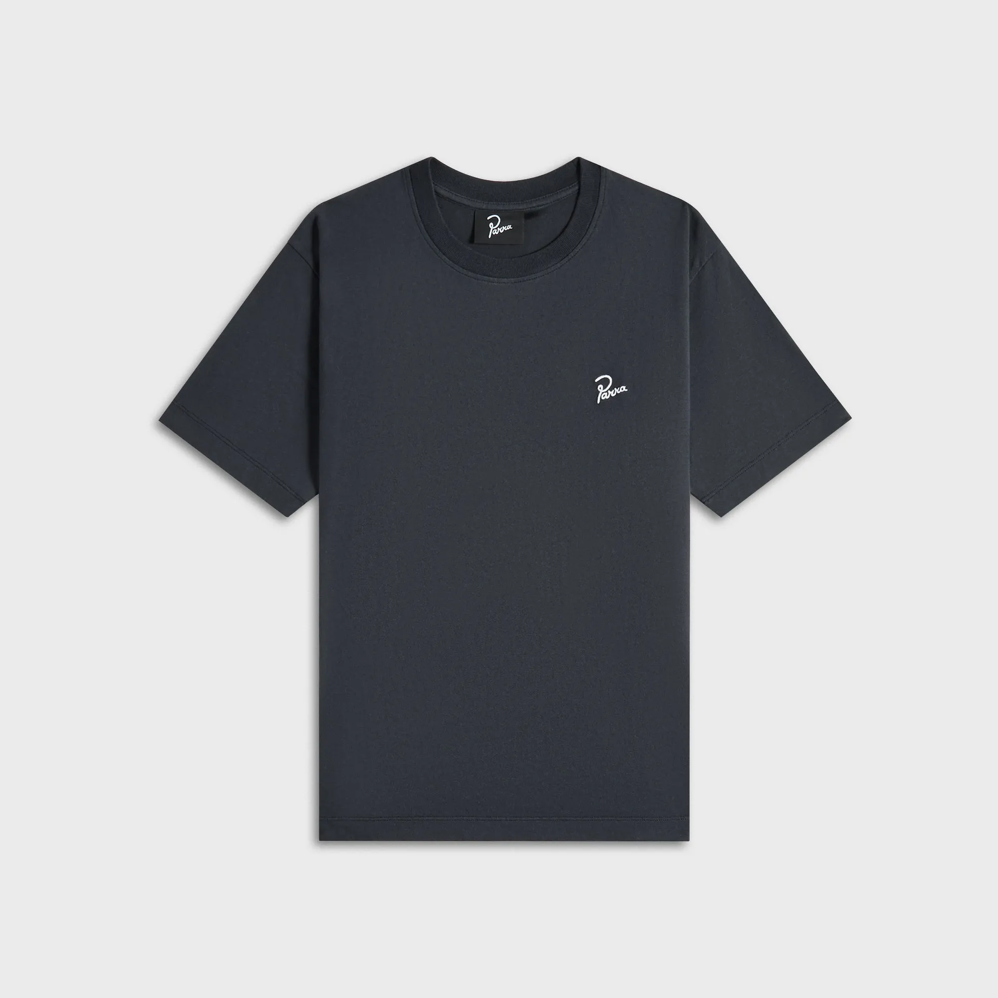 Ethically Sourced Material Daily Outfit Style by Parra Signature Tee - Dark Navy