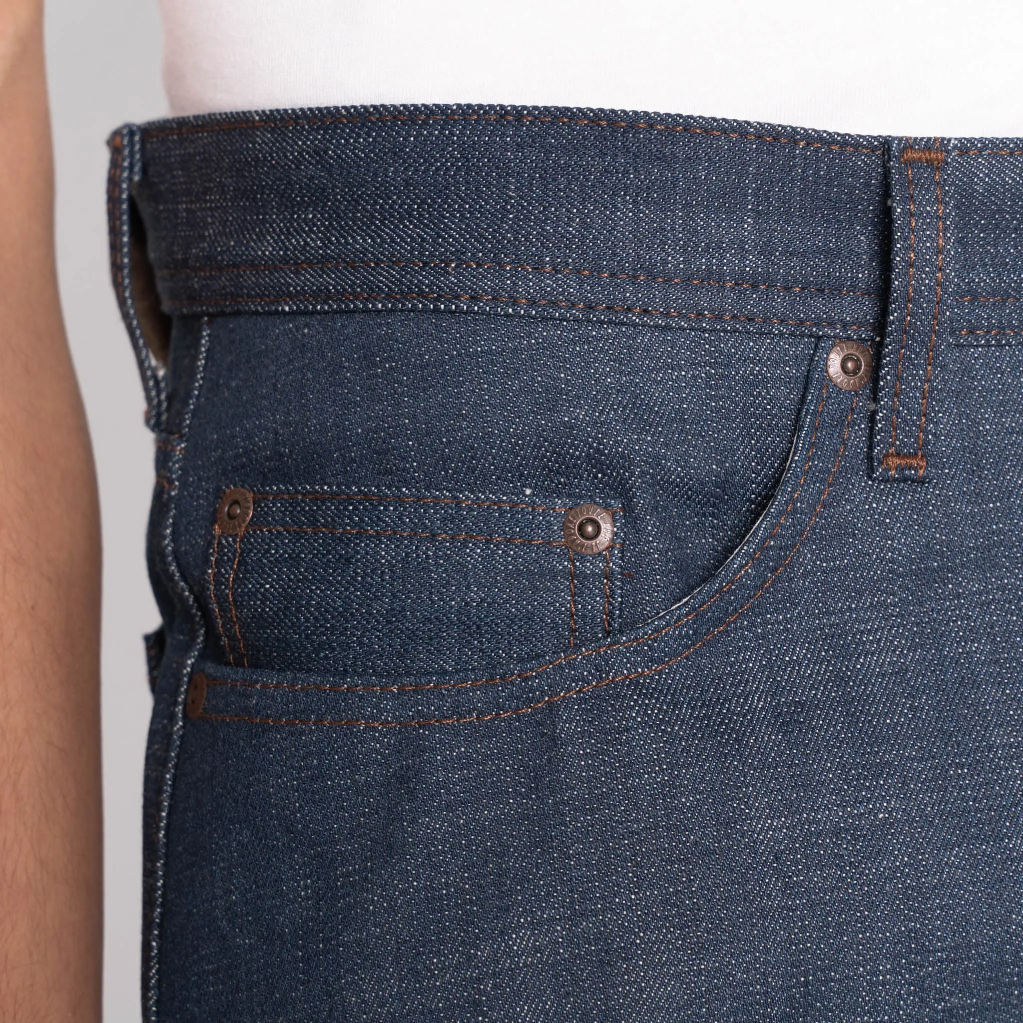 Zip Fly Closure Weird Guy - Kawataro Selvedge - Indigo