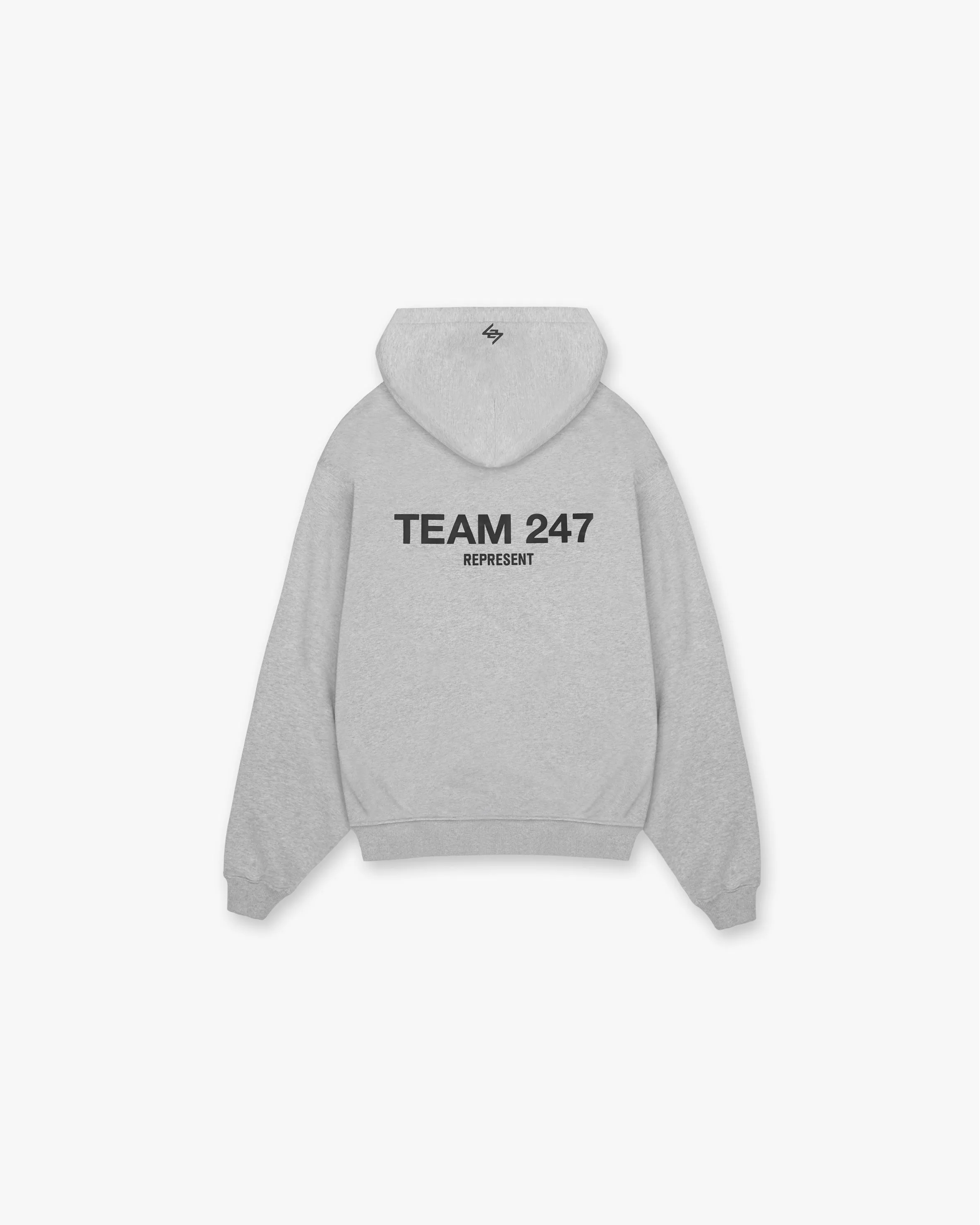 Team 247 Oversized Hoodie - Ash Grey goes with sandals kids