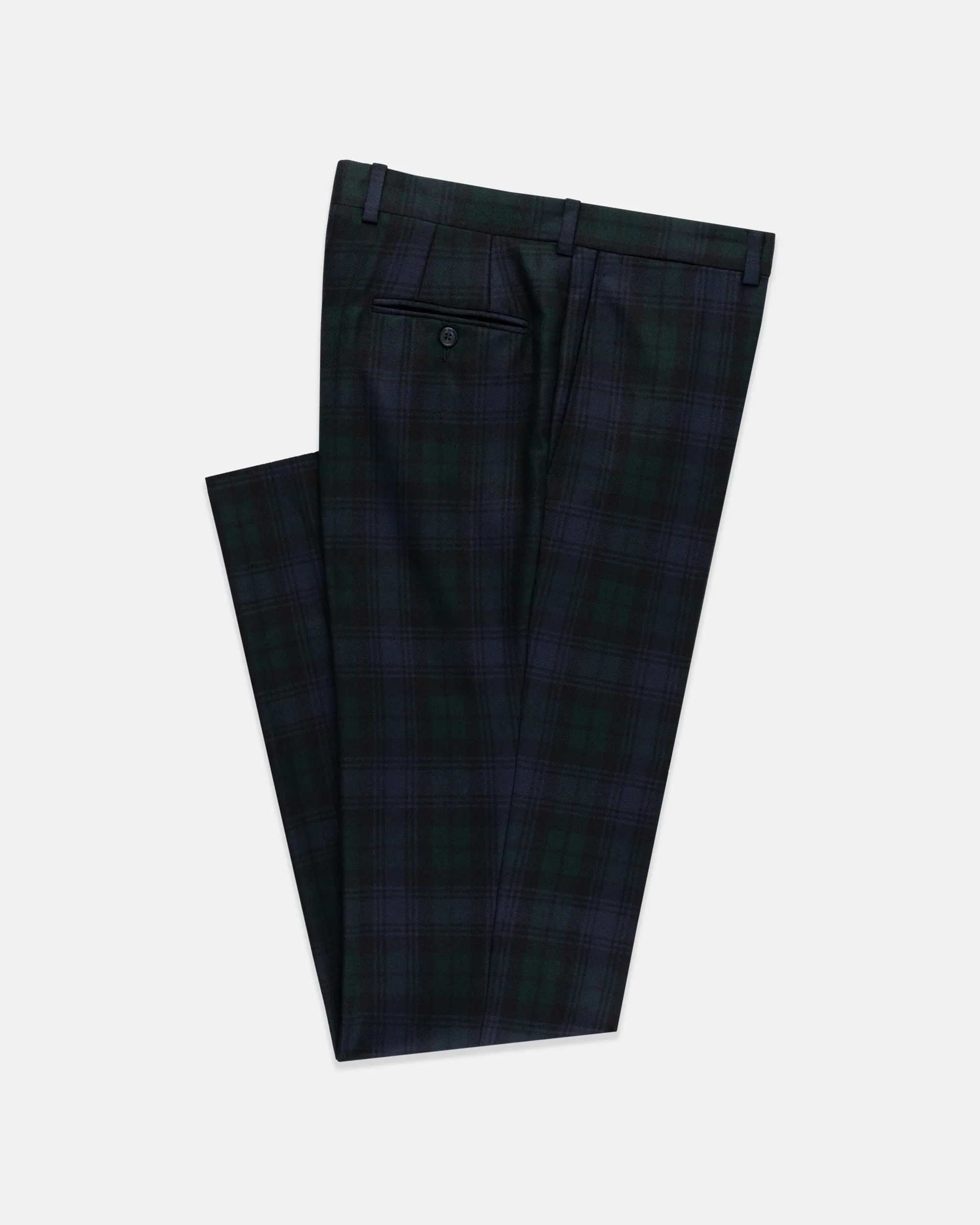 Made-in-Canada Blackwatch Tartan Wool Trouser Body Ready Chilly Day Wear