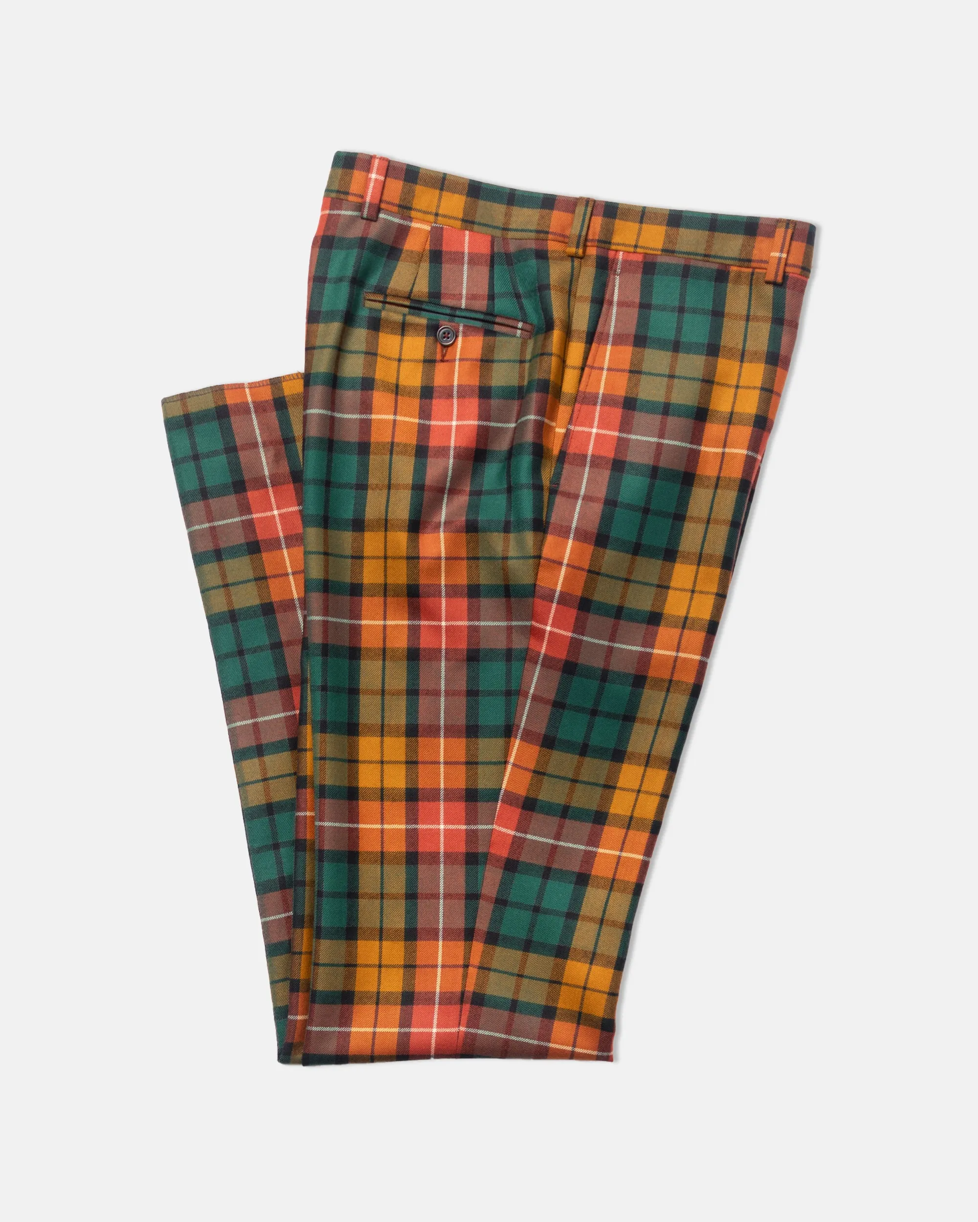 Weekend Wear MoistureWickingLining Made-in-Canada Buchanan Tartan Wool Trouser