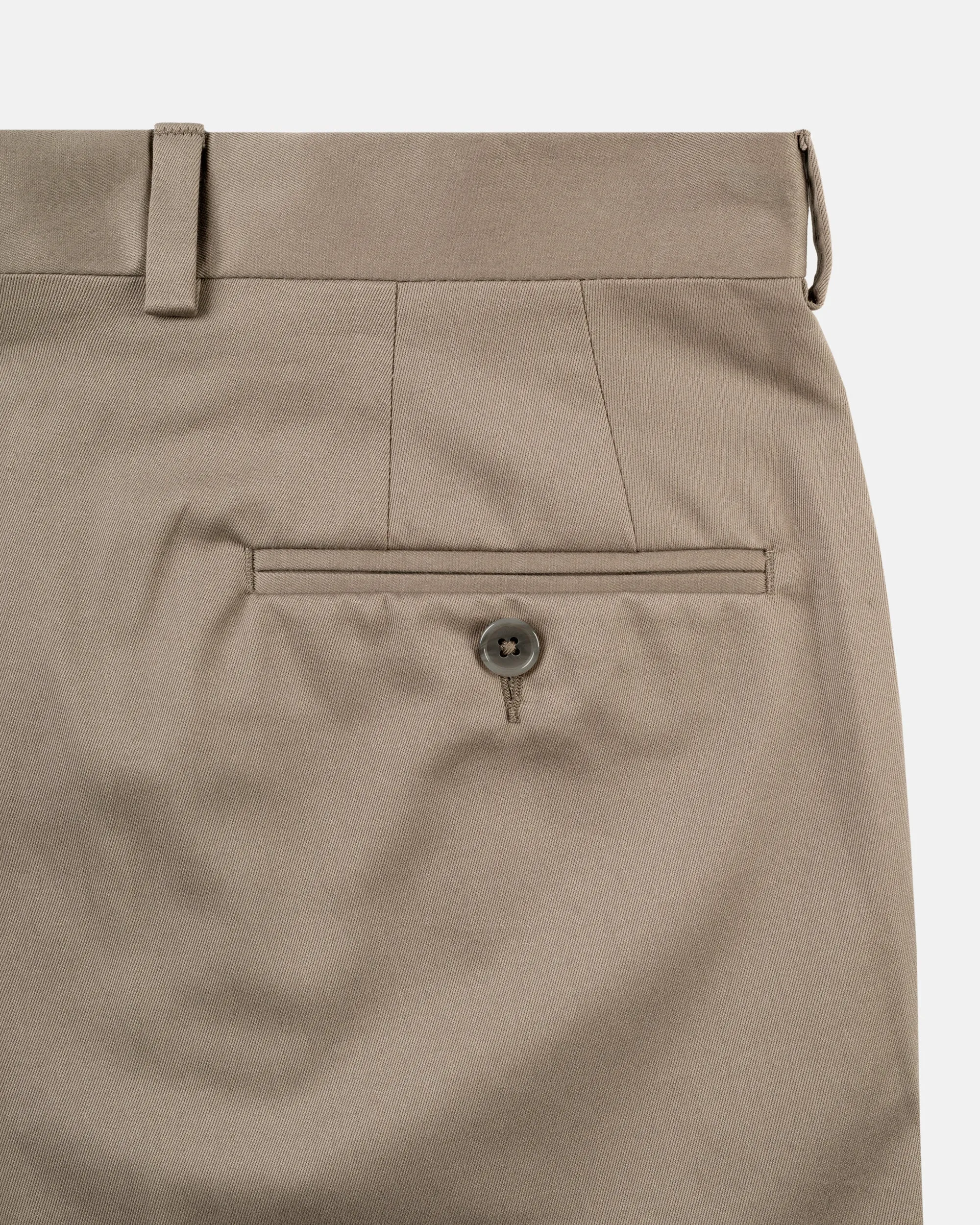 ElasticWaistband Made-in-Canada Grey Cotton Drill Cloth Trousers