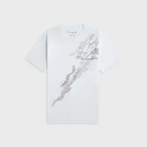 Soft Touch Fit Maharishi Sashiko Bonsai Tee - White