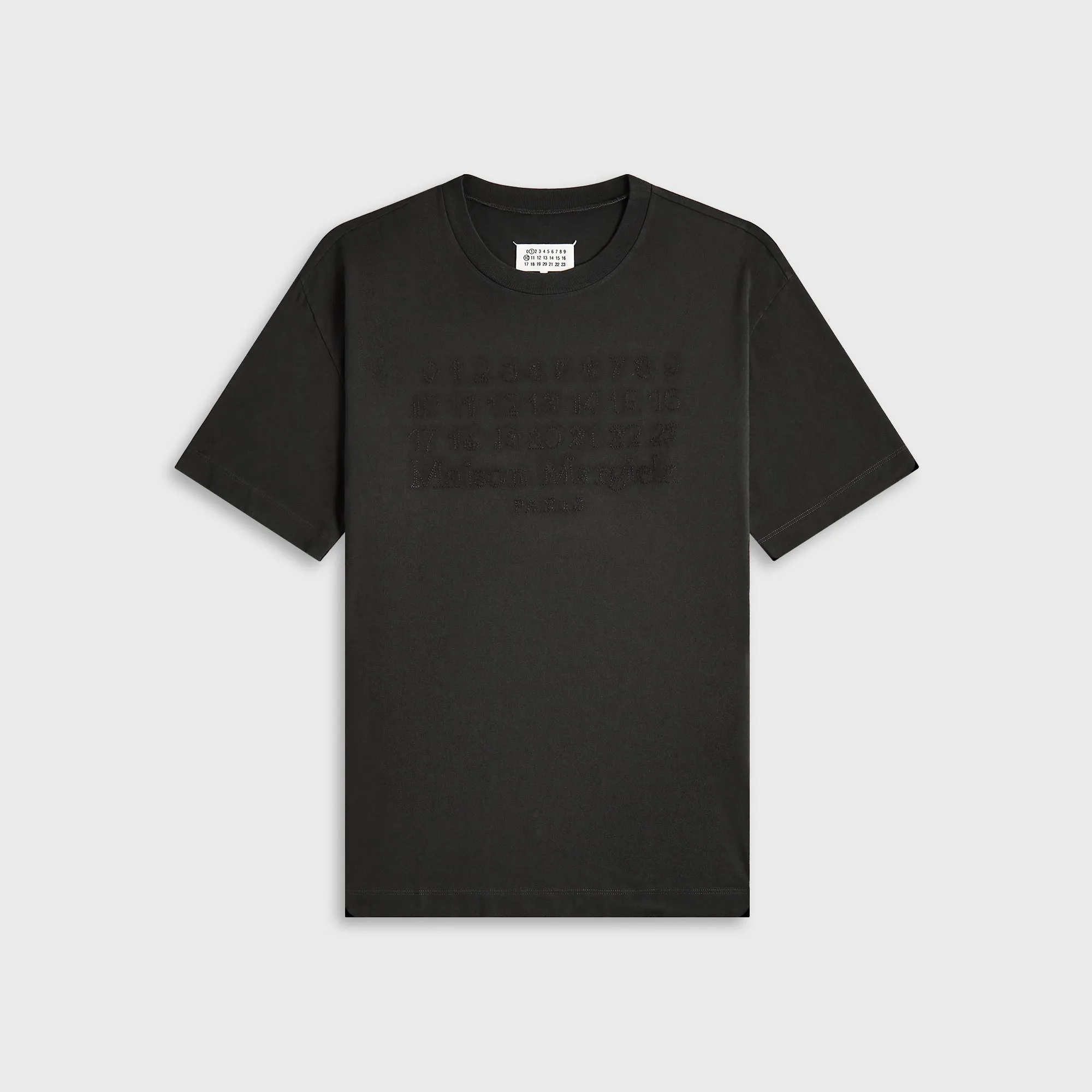 Chic Comfort Fun and Playful Maison Margiela Tee - Washed Black