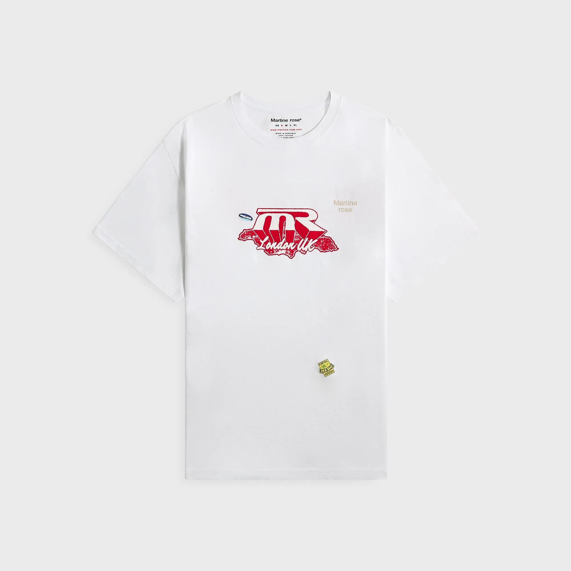 Martine Rose Classic Tee - White Mr Jamaica Casual All-Day