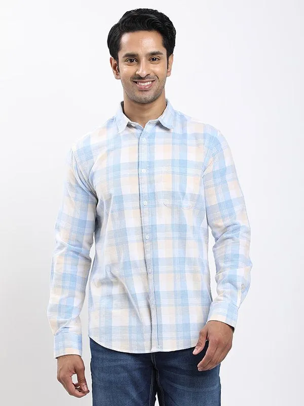 Quality Wear Cozy Wear Men Checked Full Sleeve Cotton Corduroy Shirt