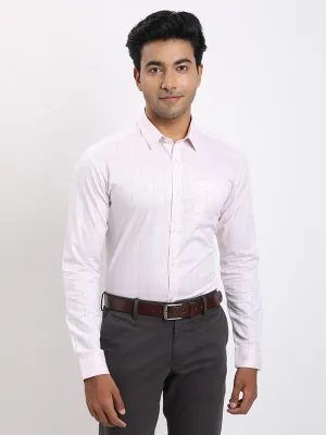 Men Checked Full Sleeve Cotton Shirt Minimalist Design Breathable back panel