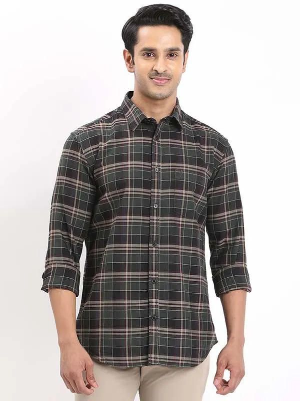 Men Checked Full Sleeve Cotton Shirt Gender Neutral