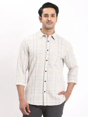 Wardrobe Essential Men Checked Full Sleeve Cotton Shirt