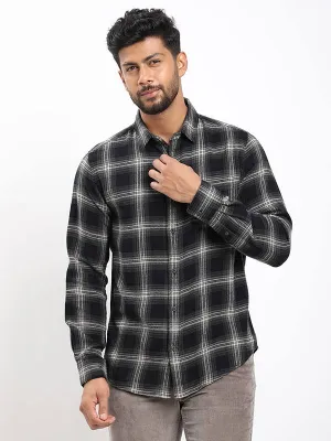Men Checked Full Sleeve Cotton Shirt Airflow Ventilation System