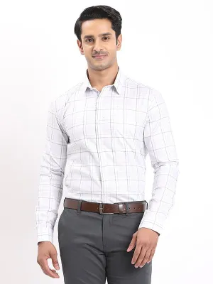 Men Checked Full Sleeve Cotton Shirt Work From Home Geometric Print
