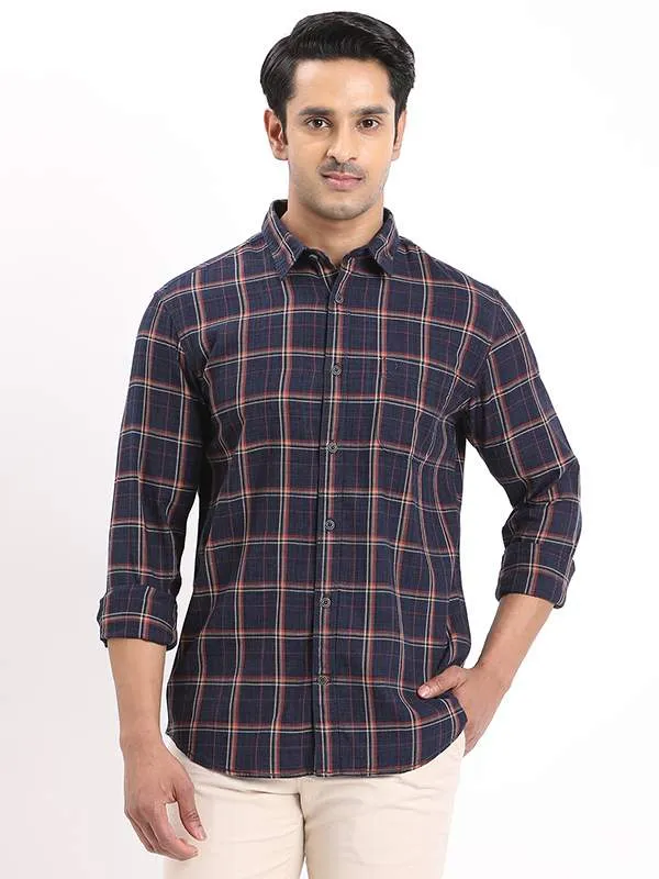 Men Checked Full Sleeve Cotton Shirt Lightweight Layer
