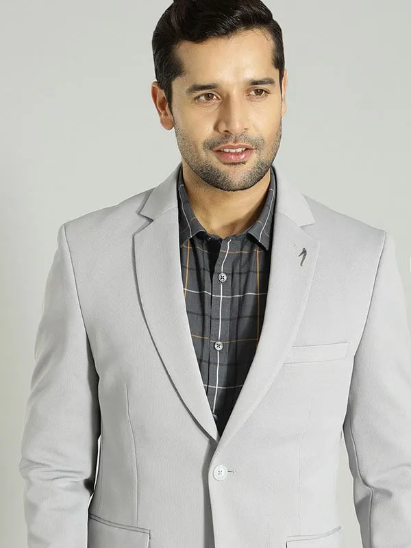 Men Solid Full Sleeve Casual Blazer Quick drying material ErgonomicCut