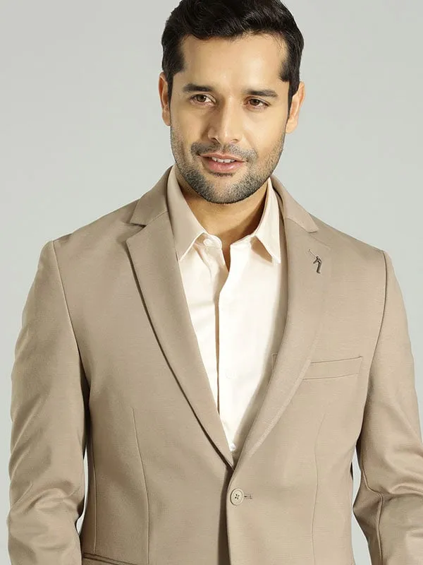 MultiPocketStyle Sleek Layer Look Men Solid Full Sleeve Casual Blazer