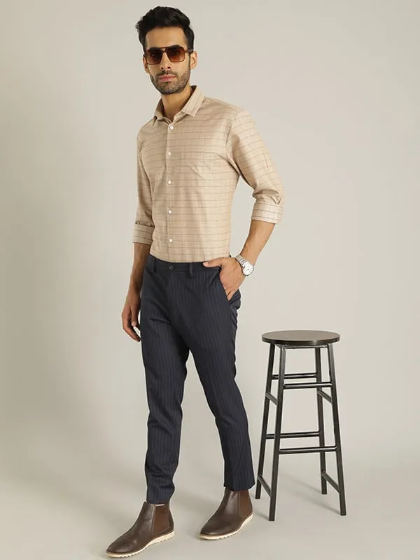 Men Urban Fit Cotton Stretch Trouser ReinforcedBeltLoops