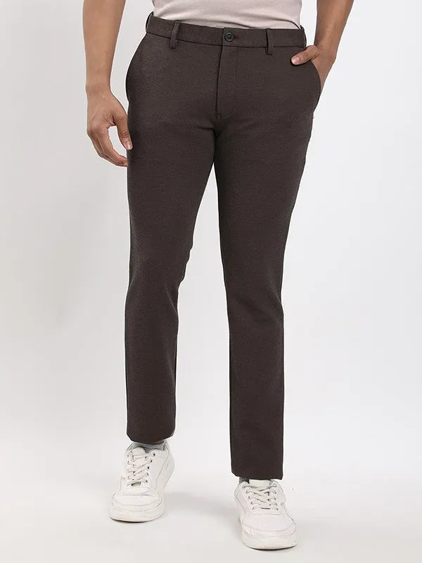 Men Urban Fit Polyester Blend Trouser Casual Performance