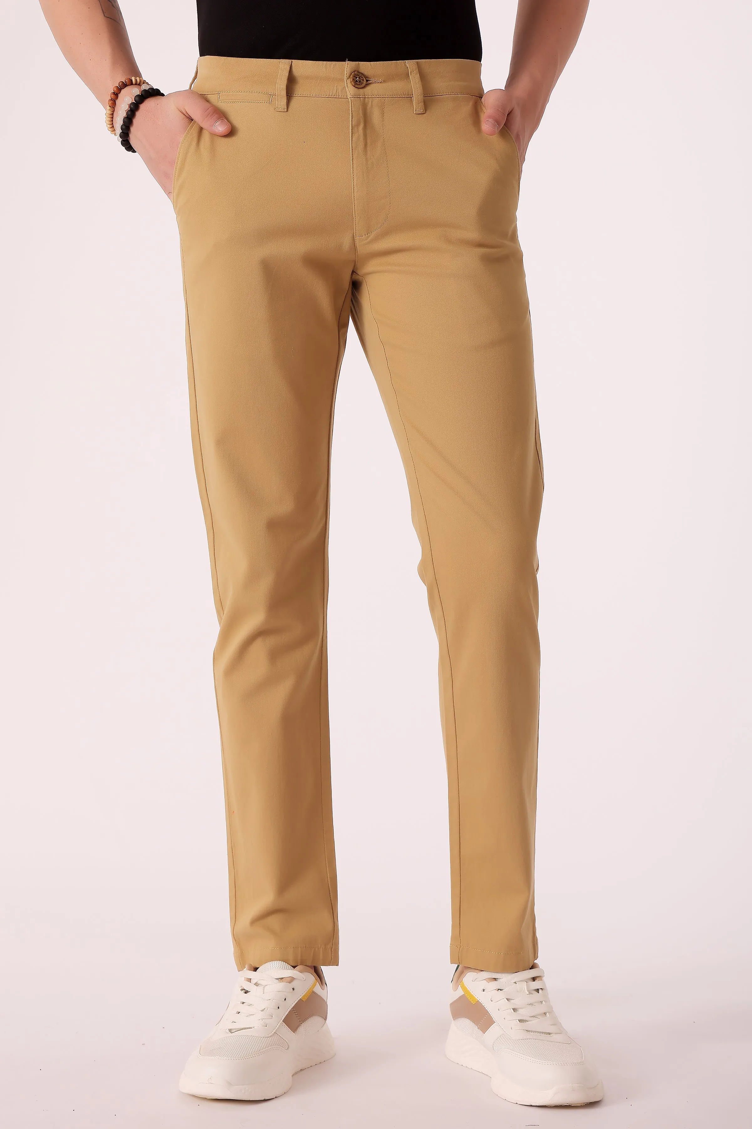 OdorResistantTreatment Men's Cotton stretch Slim Fit Chinos
