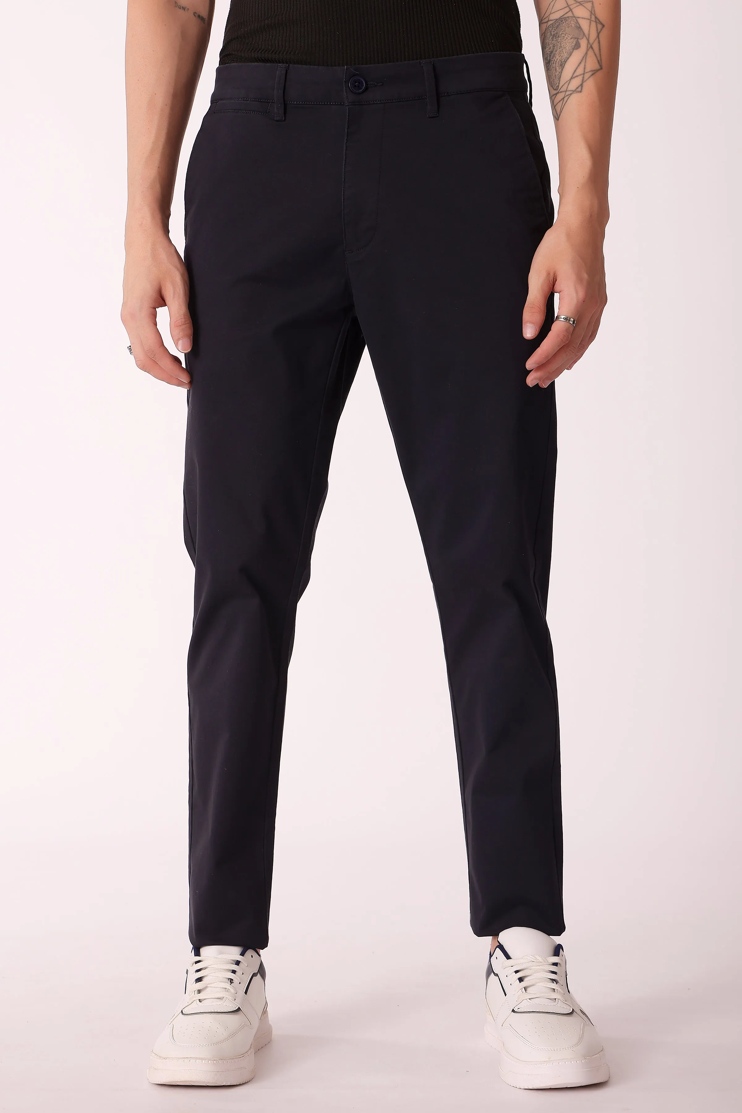 Stylish Cut Breath Fit Men's Cotton stretch Slim Fit Chinos