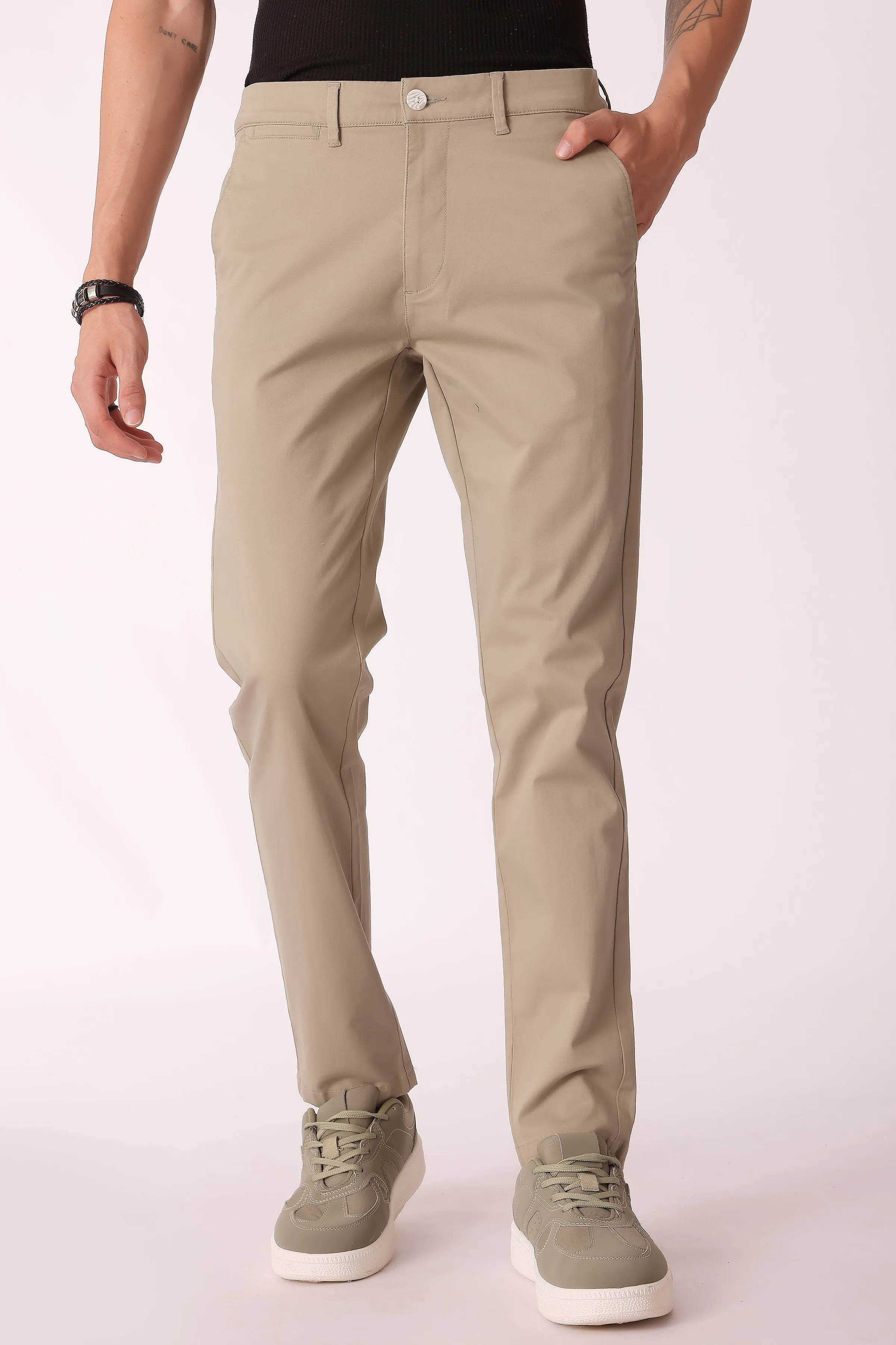 Men's Cotton stretch Slim Fit Chinos Perfectly Fit