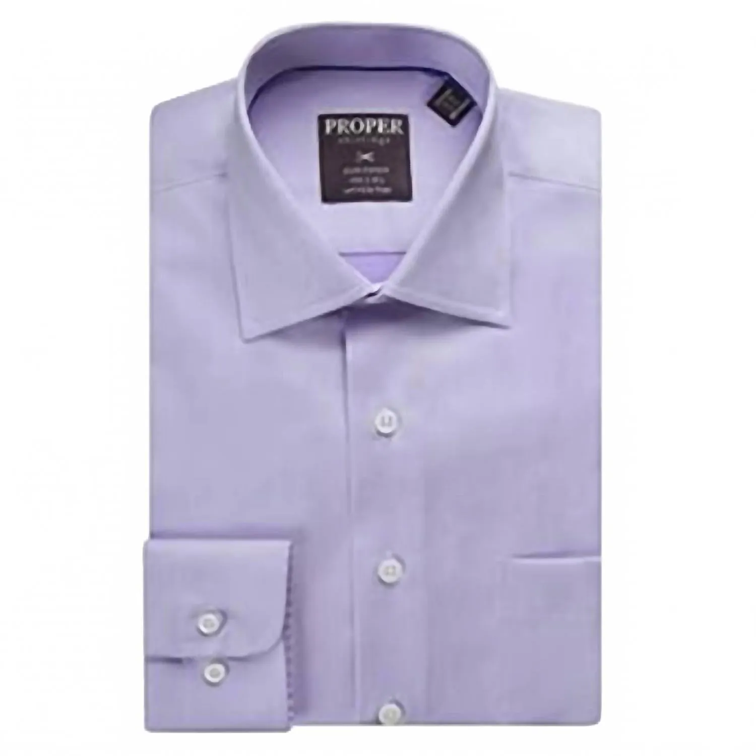 Men's Cotton Wrinkle Free Dress Shirt In Lavender Ombre look Sporty Design