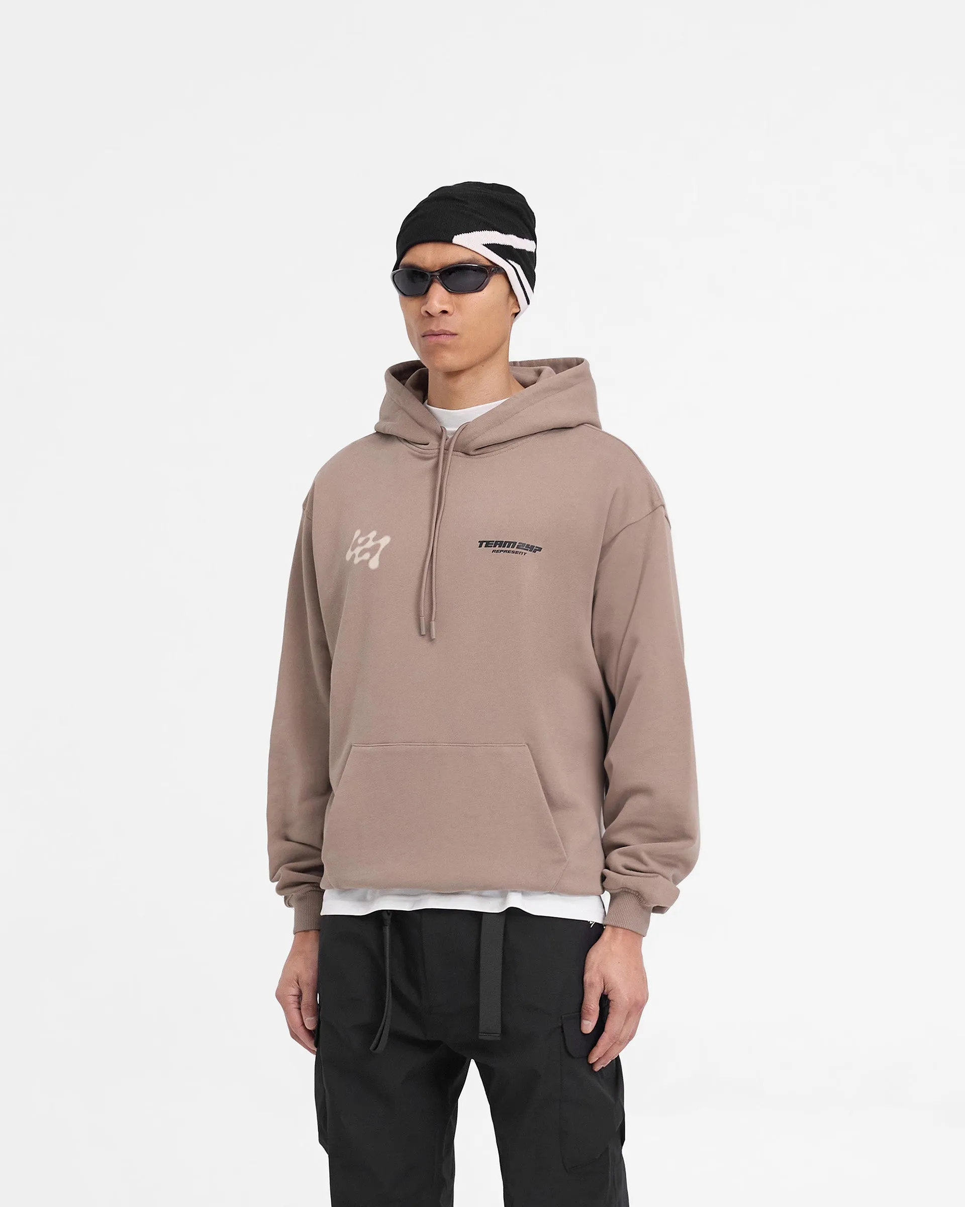 Minimal Fashion 247 Future Terrains Oversized Hoodie - Umber