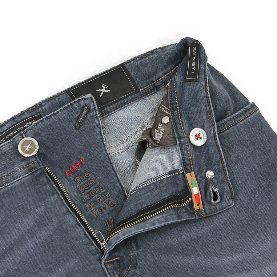 Tramarossa - Leonardo Slim SOI21 Jeans in Grey Wash Pre Shrunk Material Ready Choice