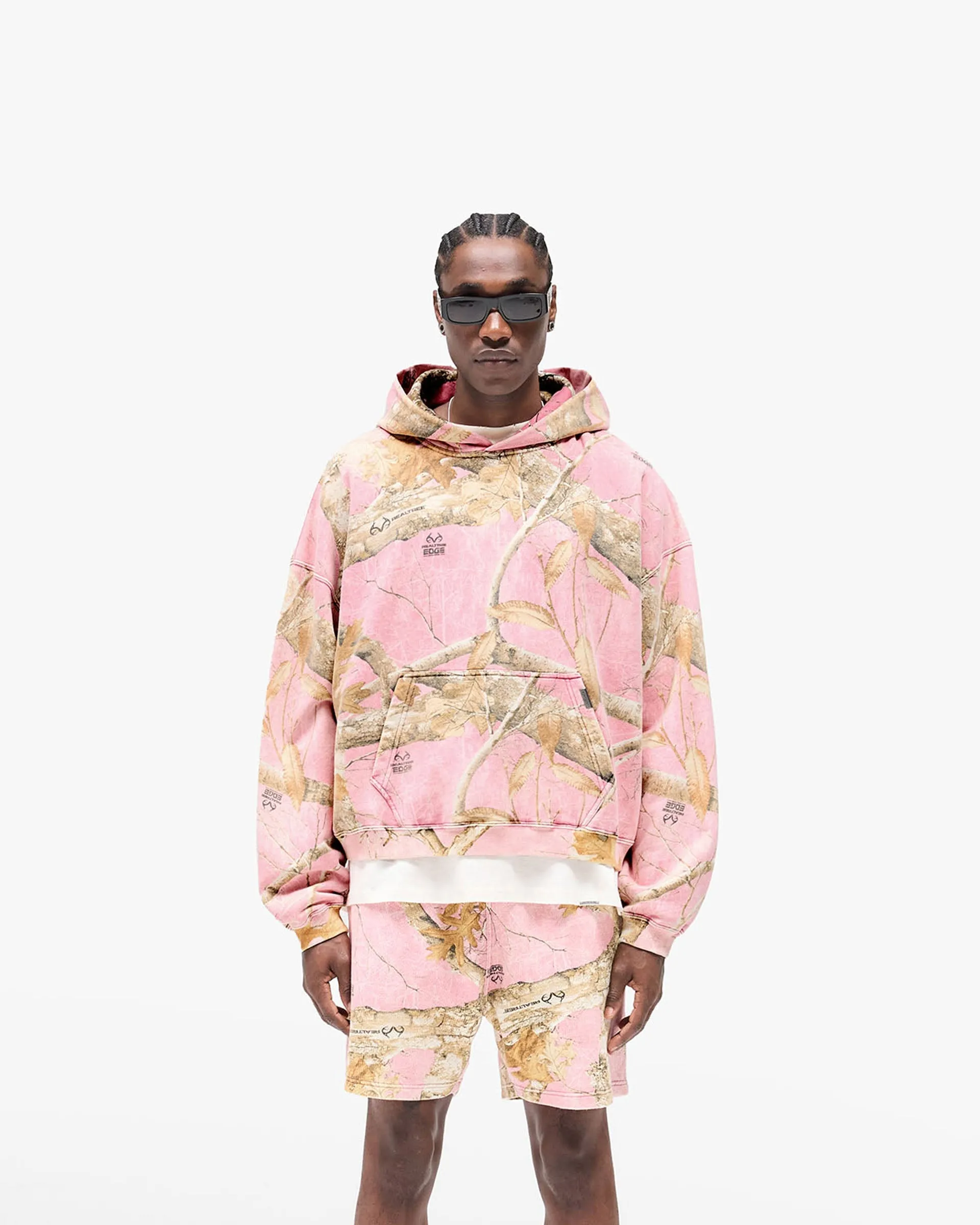 Realtree? Boxy Hoodie - Washed Pink Camo Everyday Look