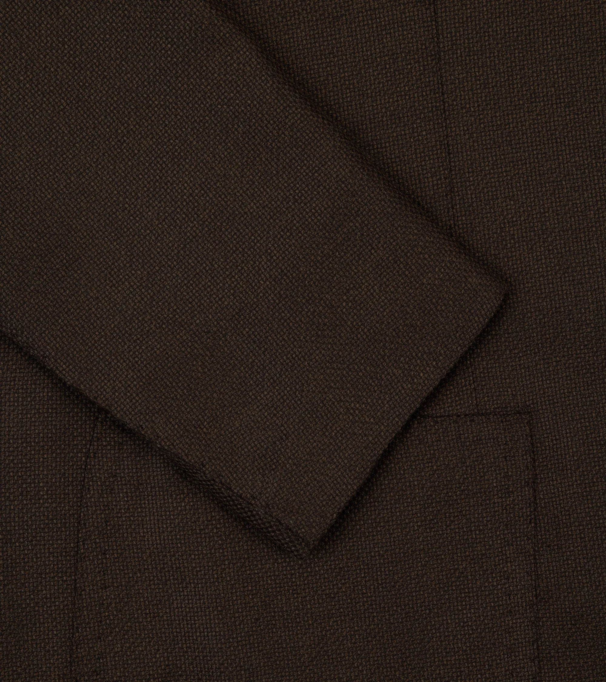 Seamless Stitching Heat Reflective Lining Ring Jacket Meister 10 Month Wool Mesh Balloon Jacket: Brown