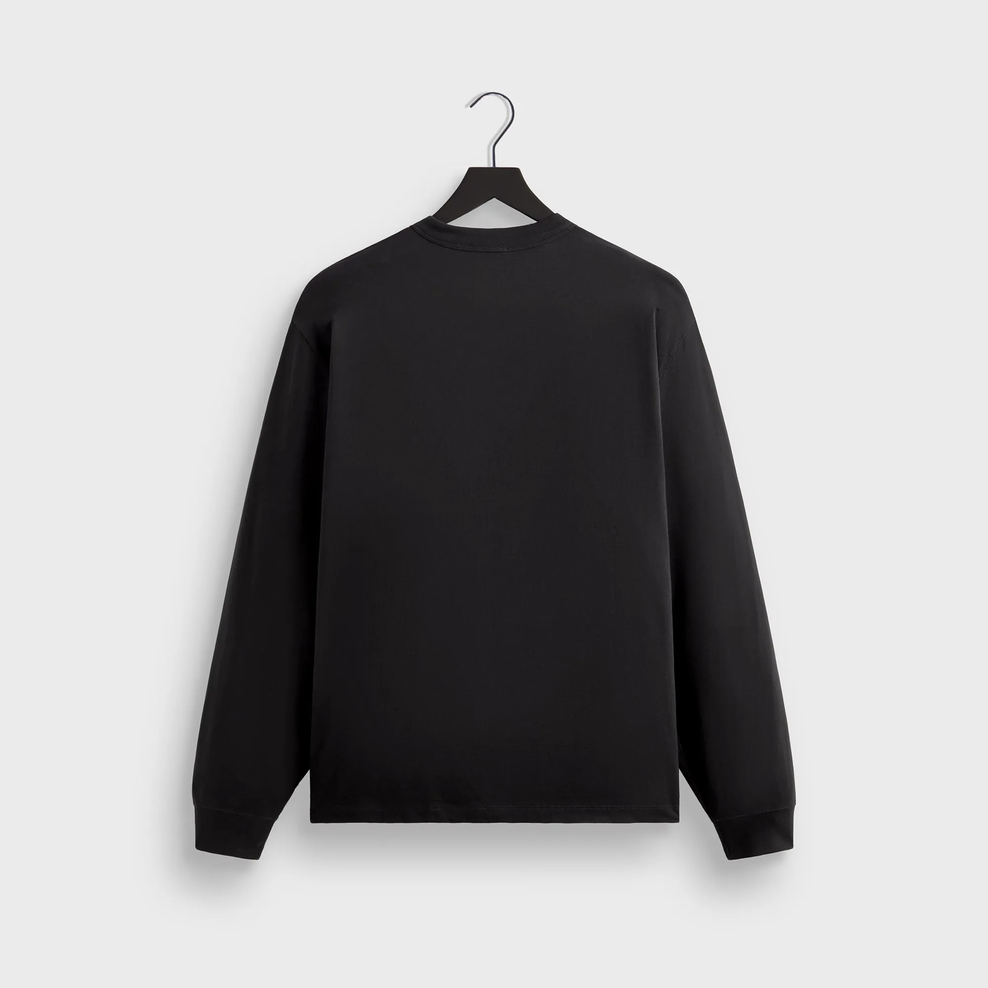 MoistureWicking Outdoor Style Trend Kith Long Sleeve Leonard Pocket Tee - Black