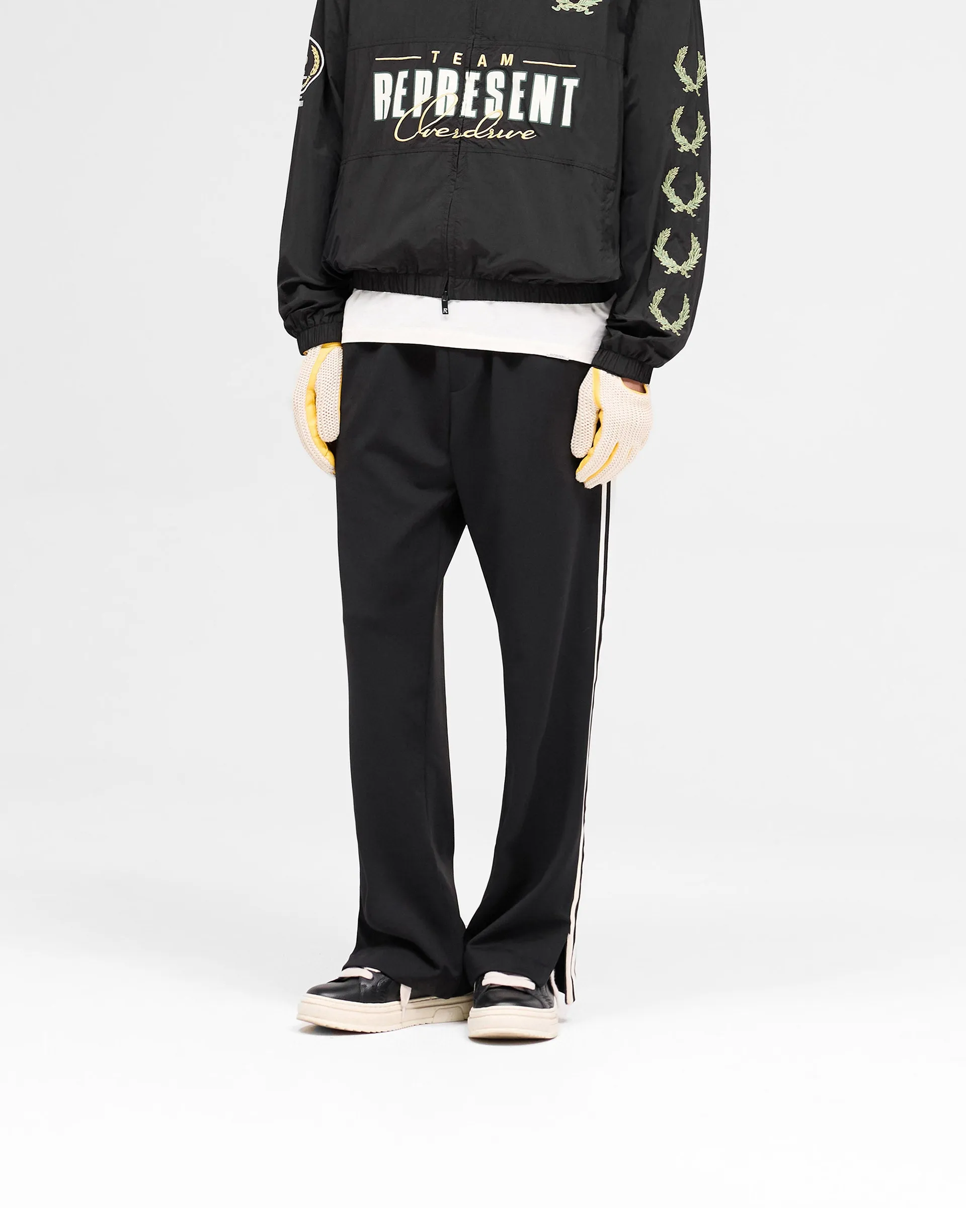 Low-rise style Tailored Track Pant - Jet Black