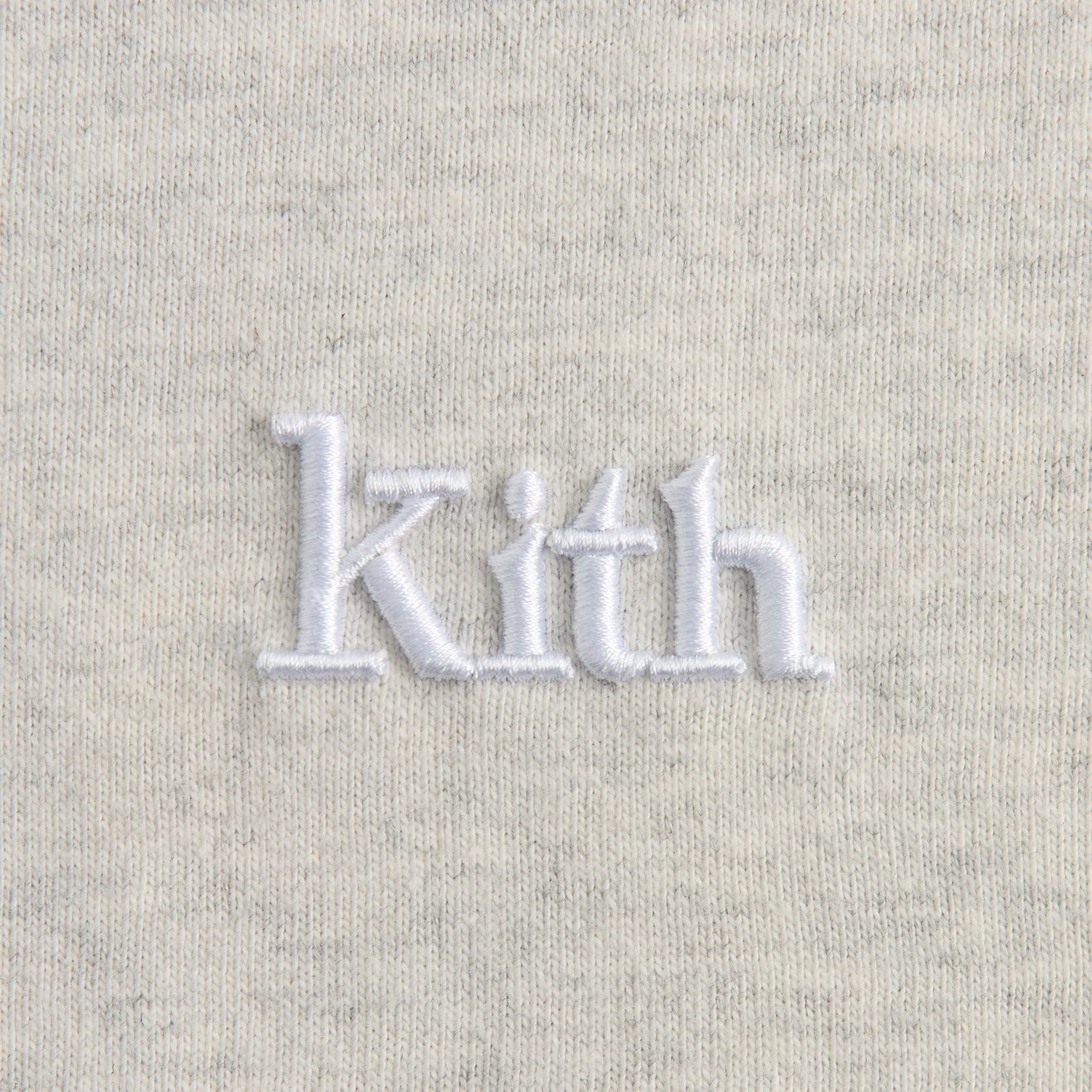 Kith Huntington Tee - Light Heather Grey Versatile Layering Piece