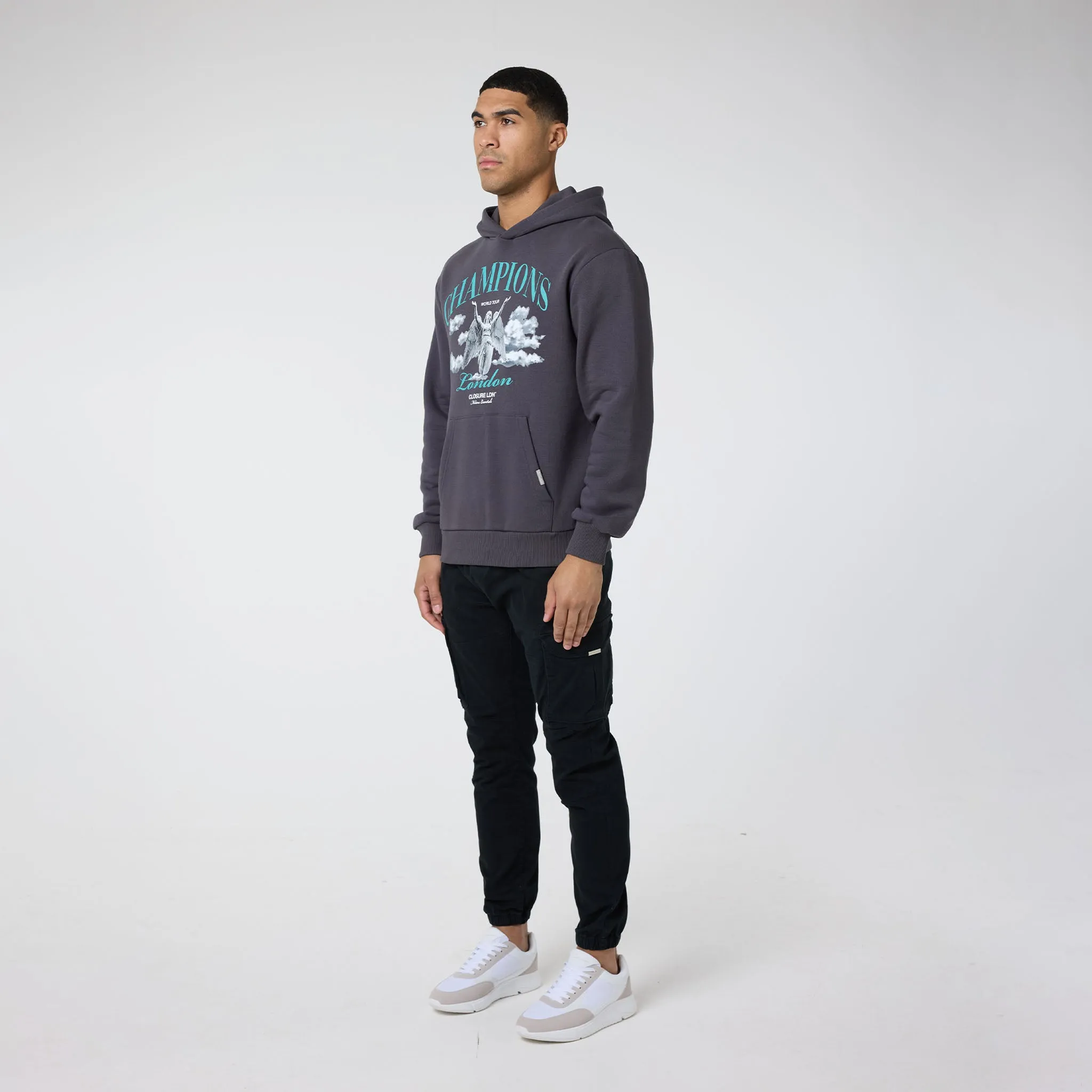 Casual tops Champions Hoodie | Charcoal