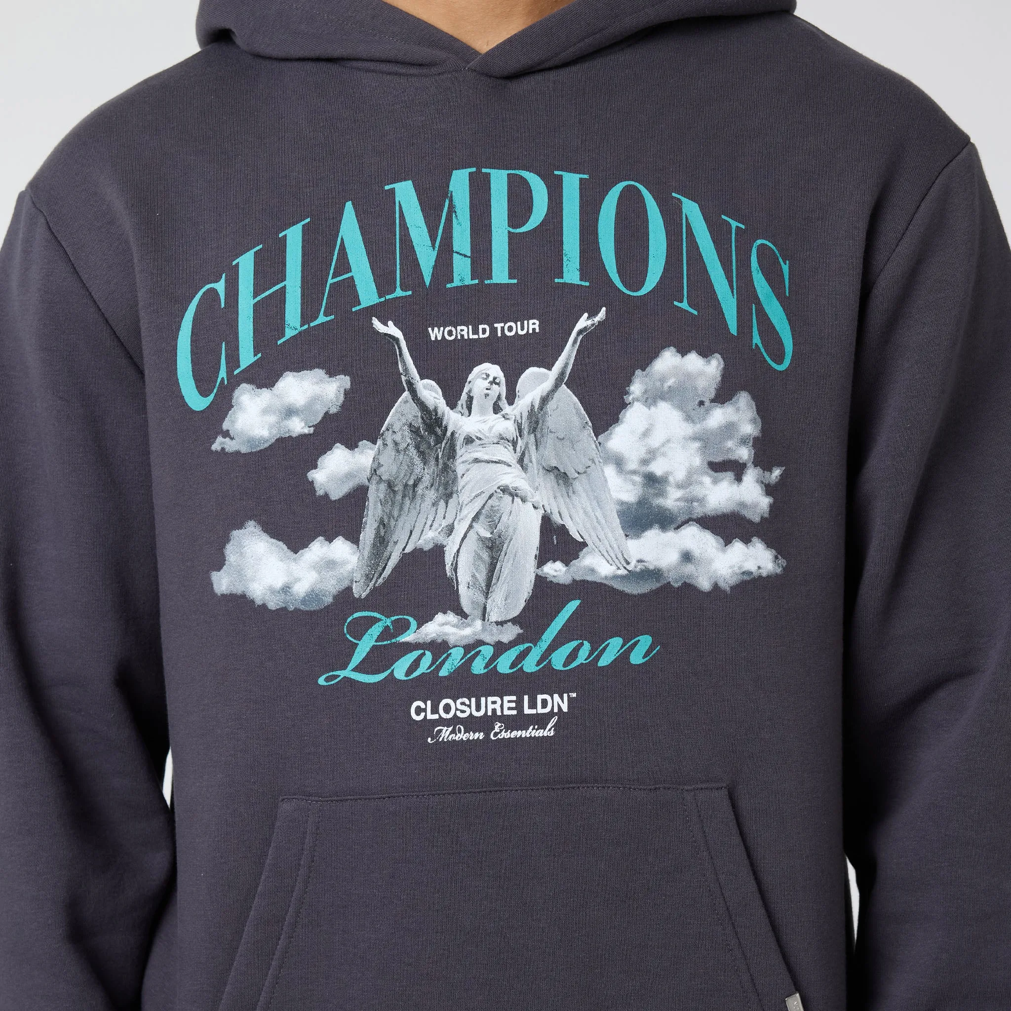 Snug Fit Champions Hoodie | Charcoal