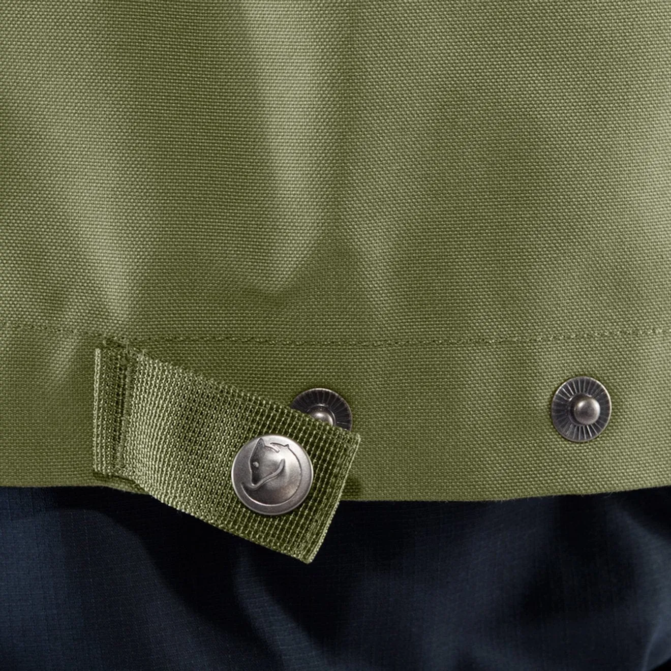 Embellished Trim Fjallraven Vardag Jacket Green