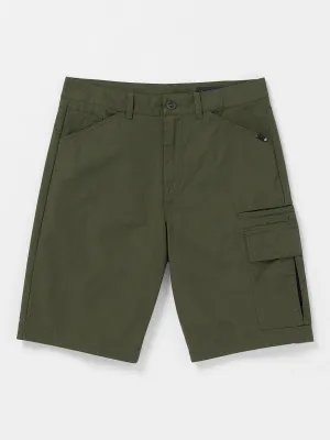 Ventilated Mesh Panels Modular Storage Design Volcom Mens Shorts Grand Fang Cargo